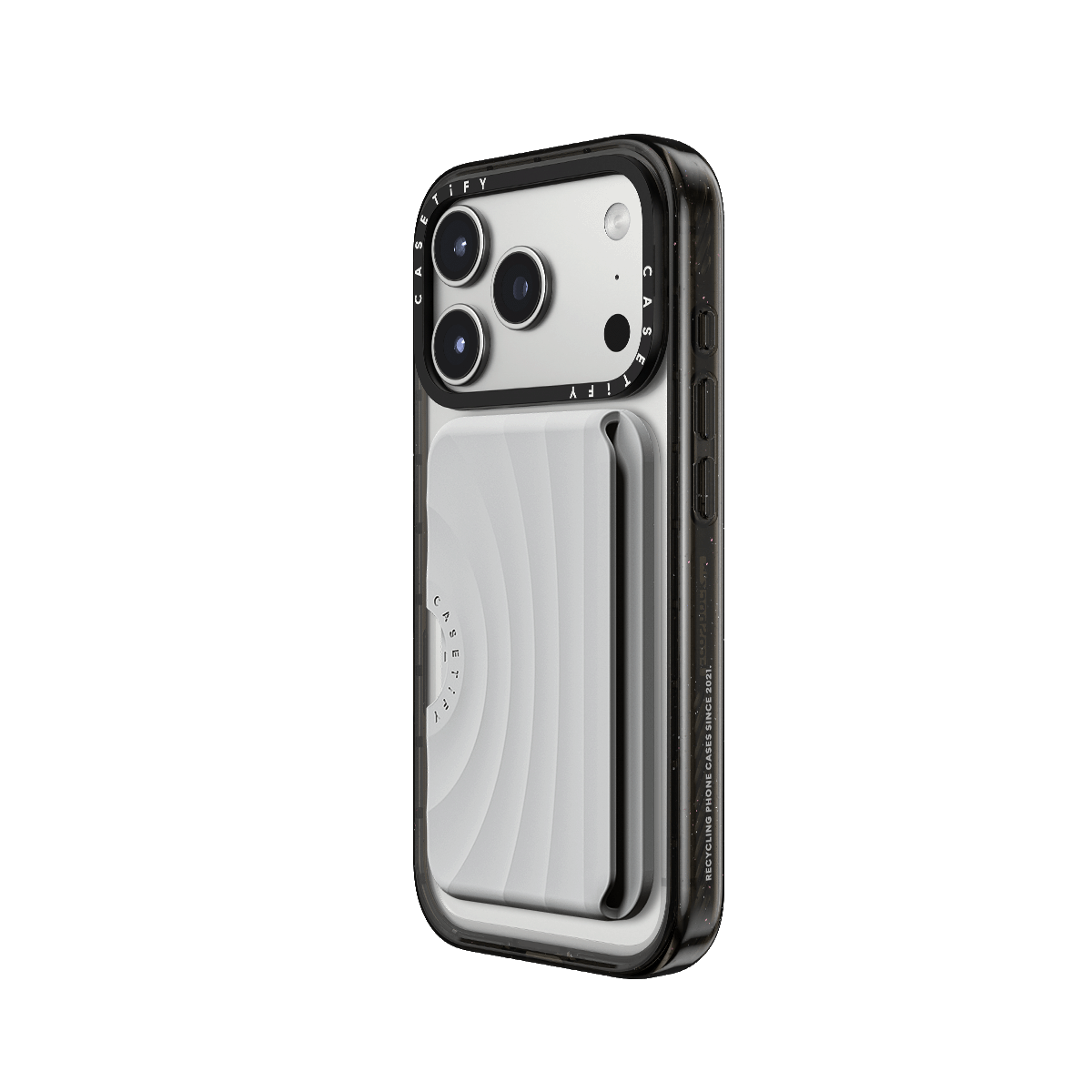 Snappy Ripple Wallet MagSafe Compatible - Pebble Grey