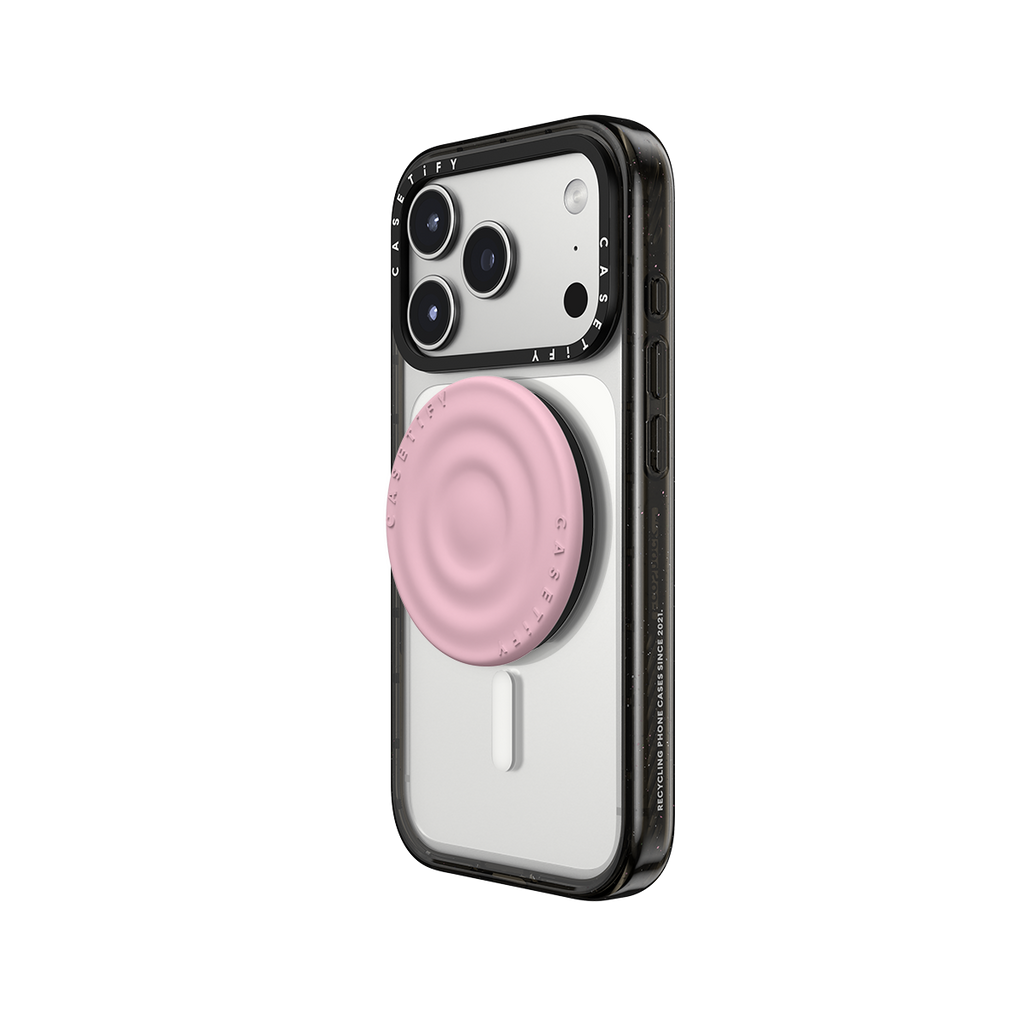 Snappy Ripple Grip Stand MagSafe Compatible - Primrose Pink
