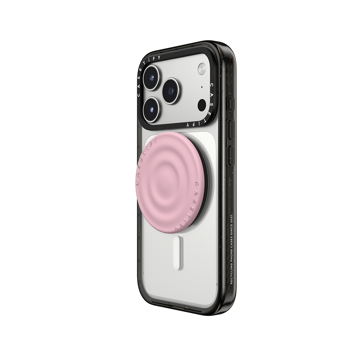 Snappy Ripple Grip Stand MagSafe Compatible - Primrose Pink
