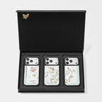 [PRE-ORDER] Miss Sohee Mother of Pearl Silver Mirror Case Box Set - Ivory - iPhone 17 Pro Max | Image 1