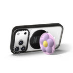 Snappy Flower Grip Stand - Lilac Puffy Flower