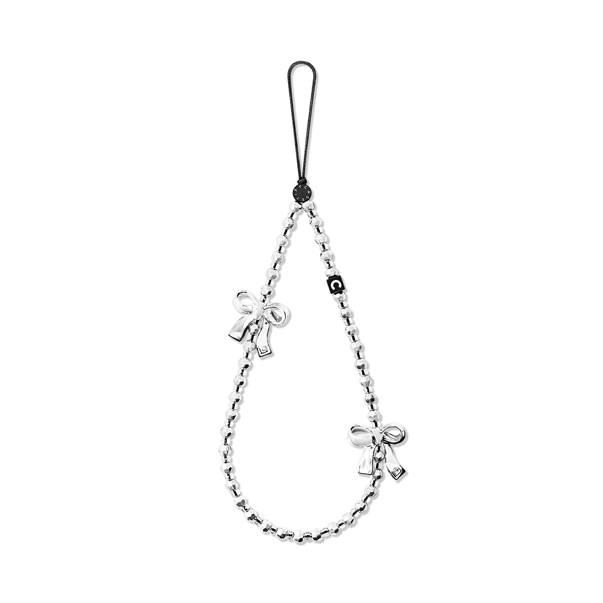 Bow Phone Charm - Metallic Bows | Image 1