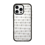 Barbed Wire | iPhone 16 Pro Max / Impact Case / Black | Image 1