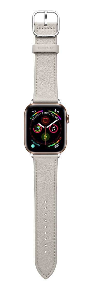 Genuine Leather Band | Apple Watch Series 1-3 (38mm) / Genuine Leather Band / Light Grey | Image 1