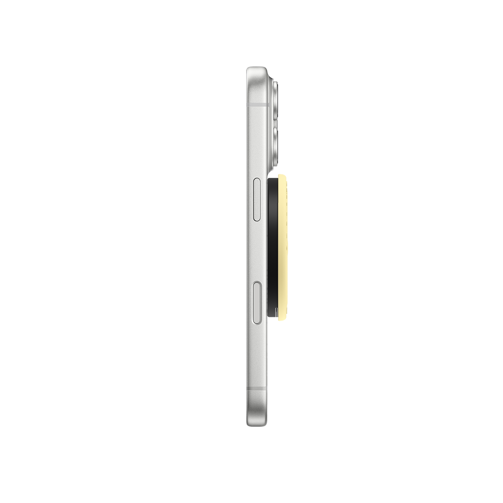 Snappy Ripple Grip Stand MagSafe Compatible - Sorbet Yellow