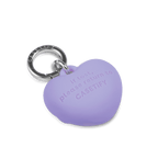 Charm Keychain - Puffy Heart - Dusk Purple