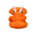 Plushmate Alphabet I with Strap + Carabiner - Orange | Image 1