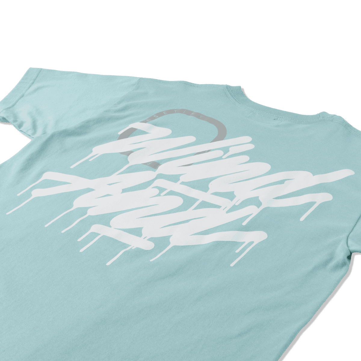 WDS x CASETiFY T-shirt Triple Name Main Logo Mint L
