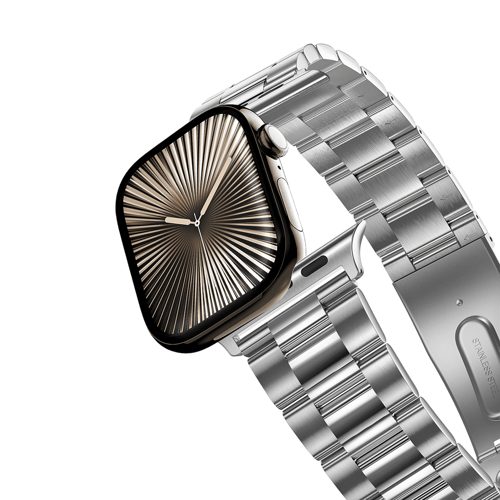 Stainless Steel 3-Link Band 46mm (Series 11) - Silver | Image 1