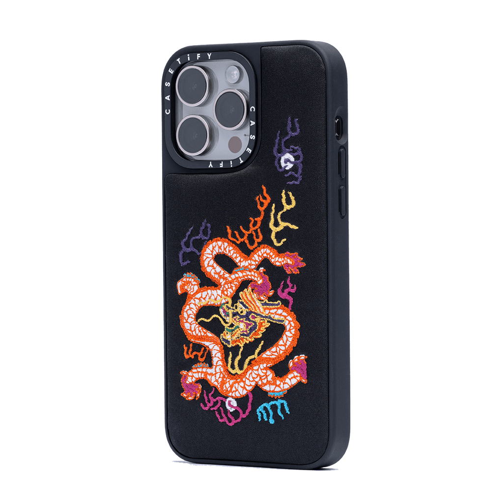 The World of the Palace Dragon Embroidery Case - iPhone 15 Pro Max