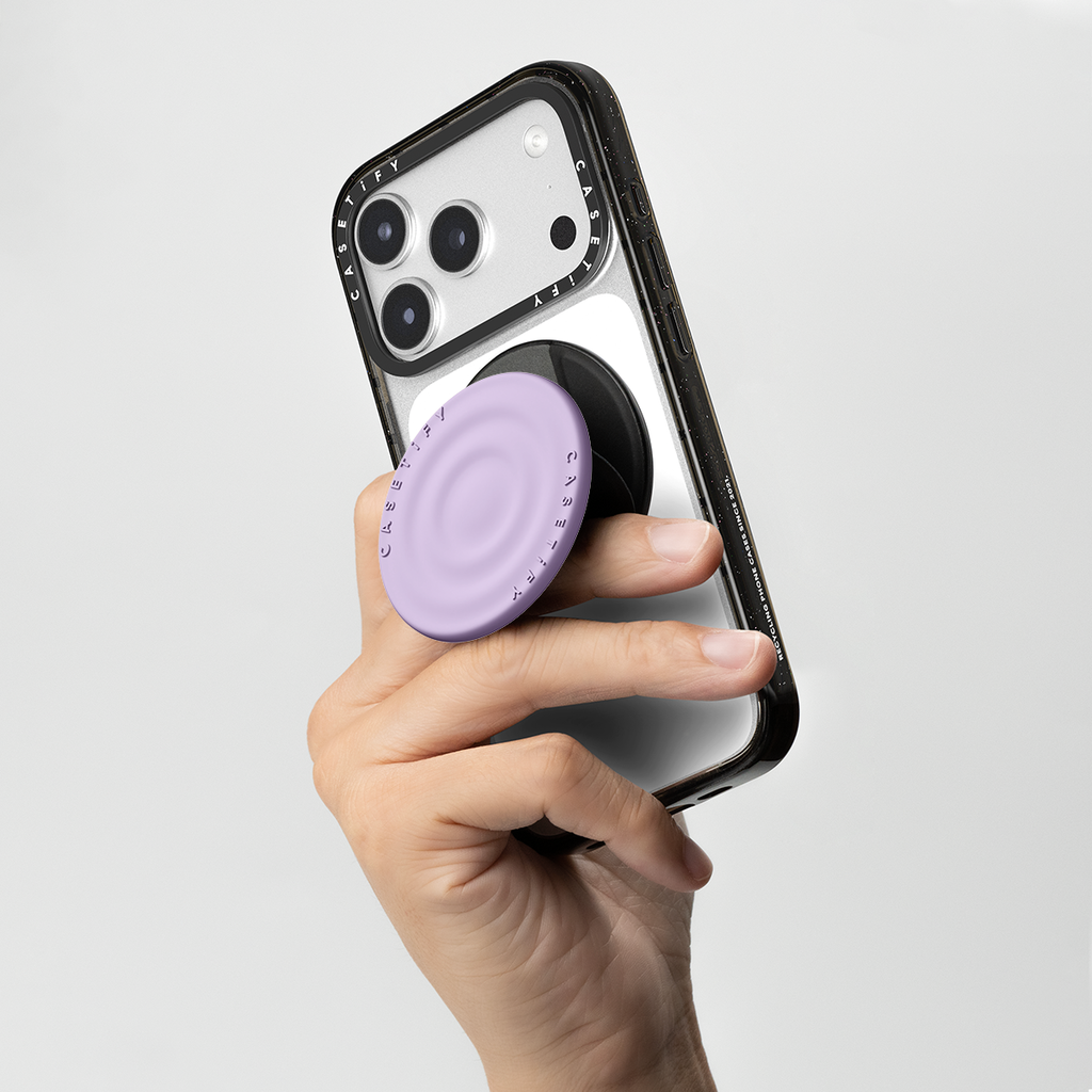 Snappy Ripple Grip Stand MagSafe Compatible - Lavender