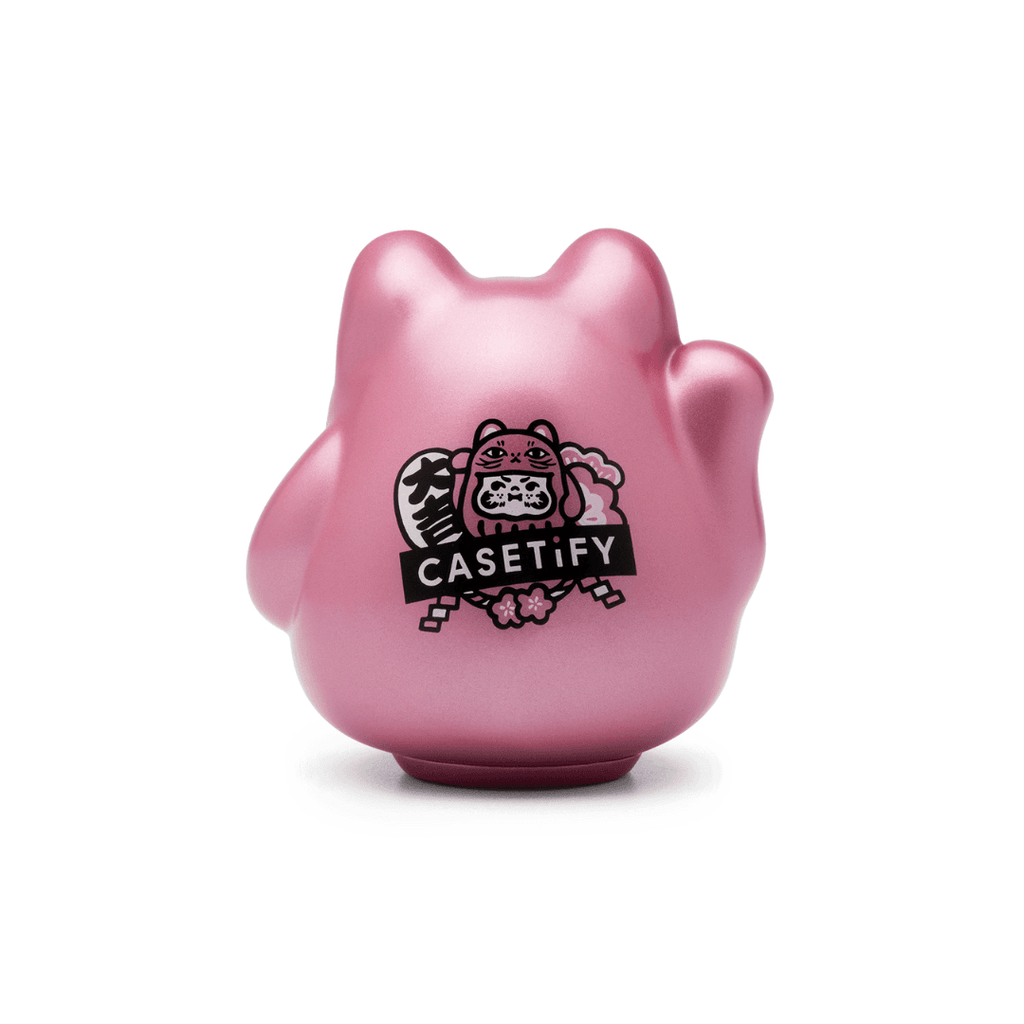 PP X MONSTER Lucky Kitten Daruma Metallic Pink Edition
