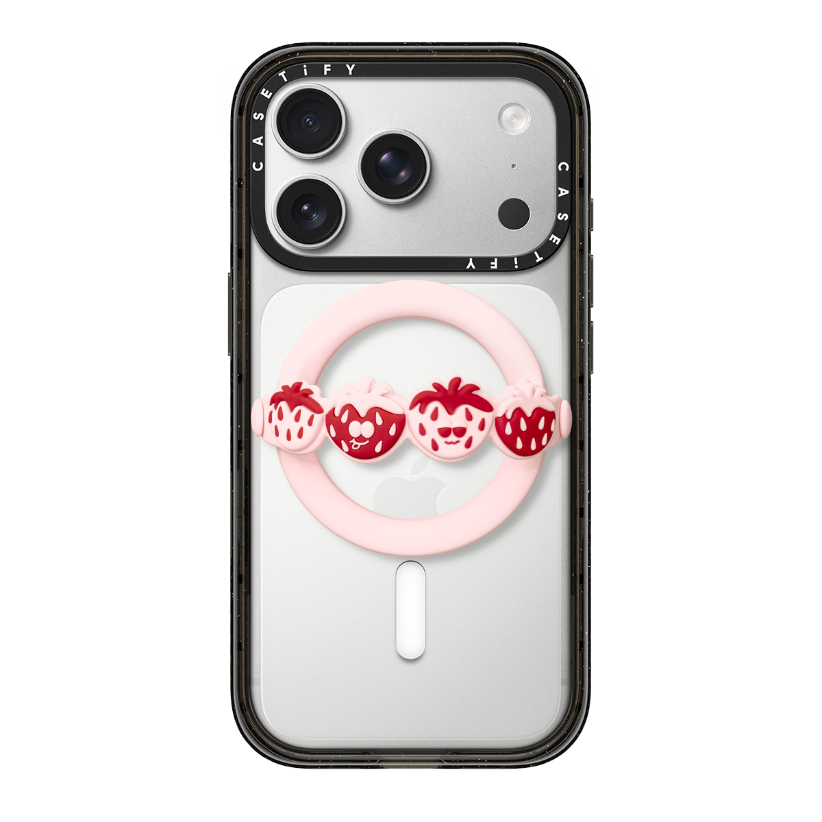 Snappy Loop Grip MagSafe Compatible - Pink Strawberries  | Image 1