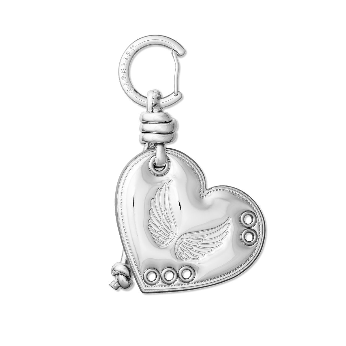Puffy Heart Bag Charm -  Metallic Cupid | Image 1