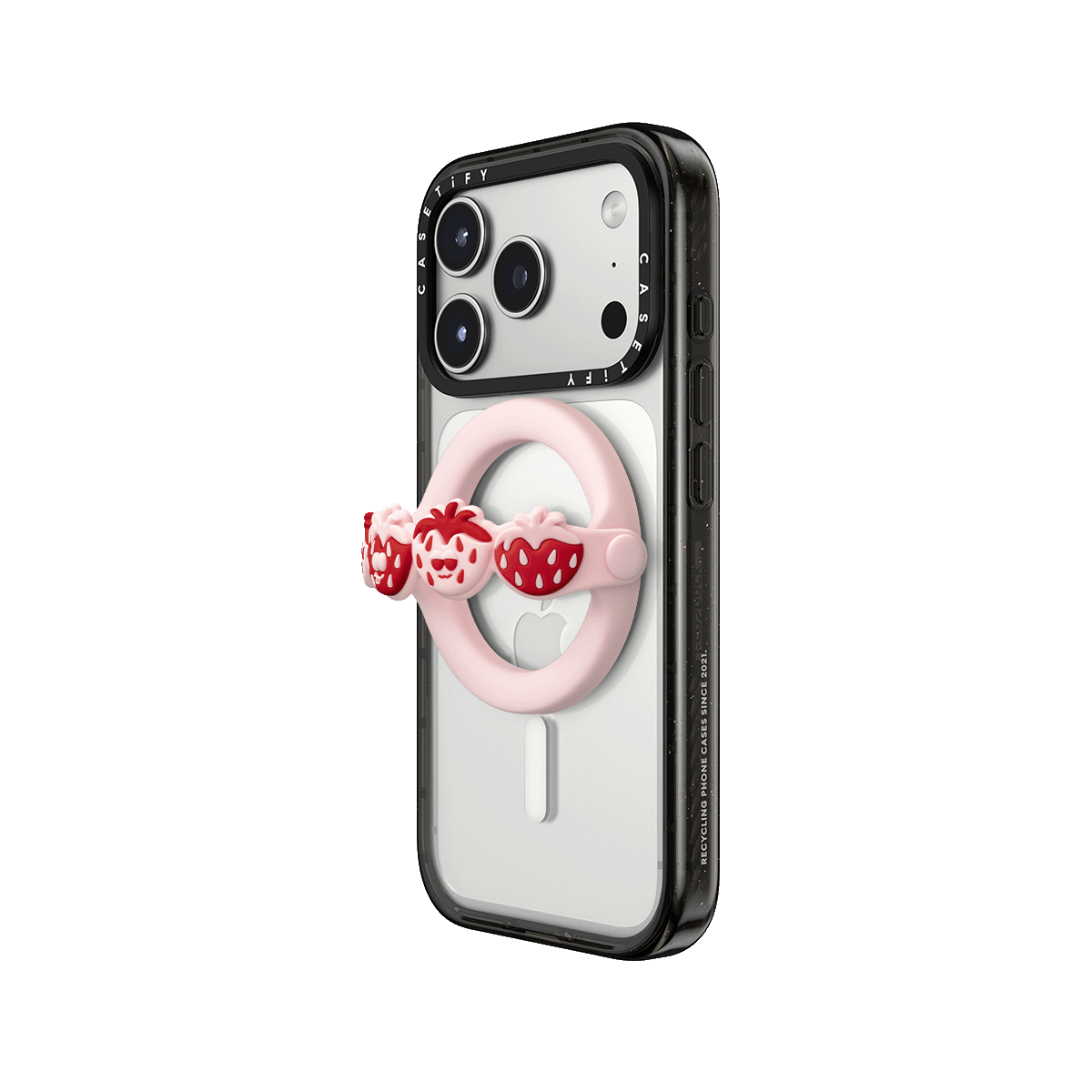 Snappy Loop Grip MagSafe Compatible - Pink Strawberries