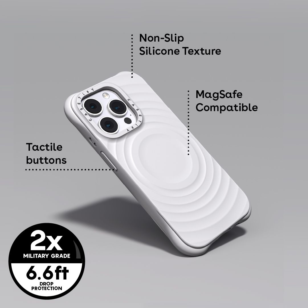 Ripple Case - White - iPhone 16 Pro Max