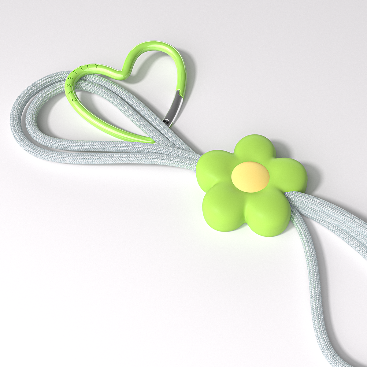 PowerThru USB-C to USB-C Flower Cable - Periwinkle