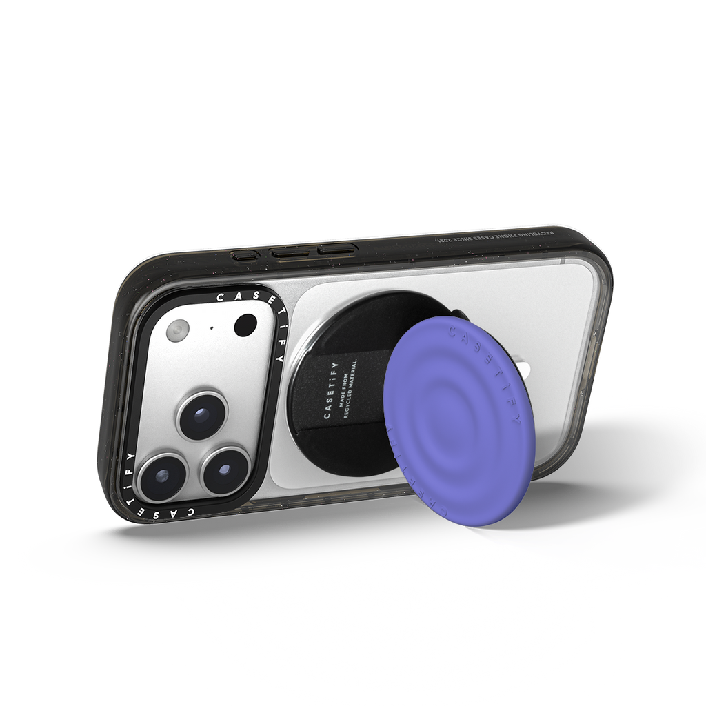Snappy Ripple Grip Stand MagSafe Compatible - Ultraviolet Blue