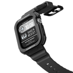 Sync It Up Set (Black) - iPhone 16 Pro Max Ultra Bounce Case MagSafe Compatible (Clear Black) & Apple Watch Series 10 46mm The Bounce Odyssey Band (Black)