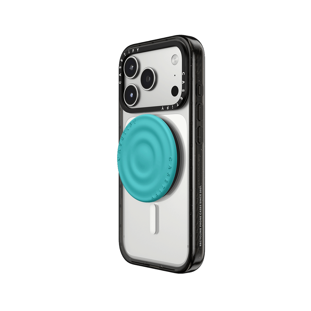 Snappy Ripple Grip Stand MagSafe Compatible - Mint Blue