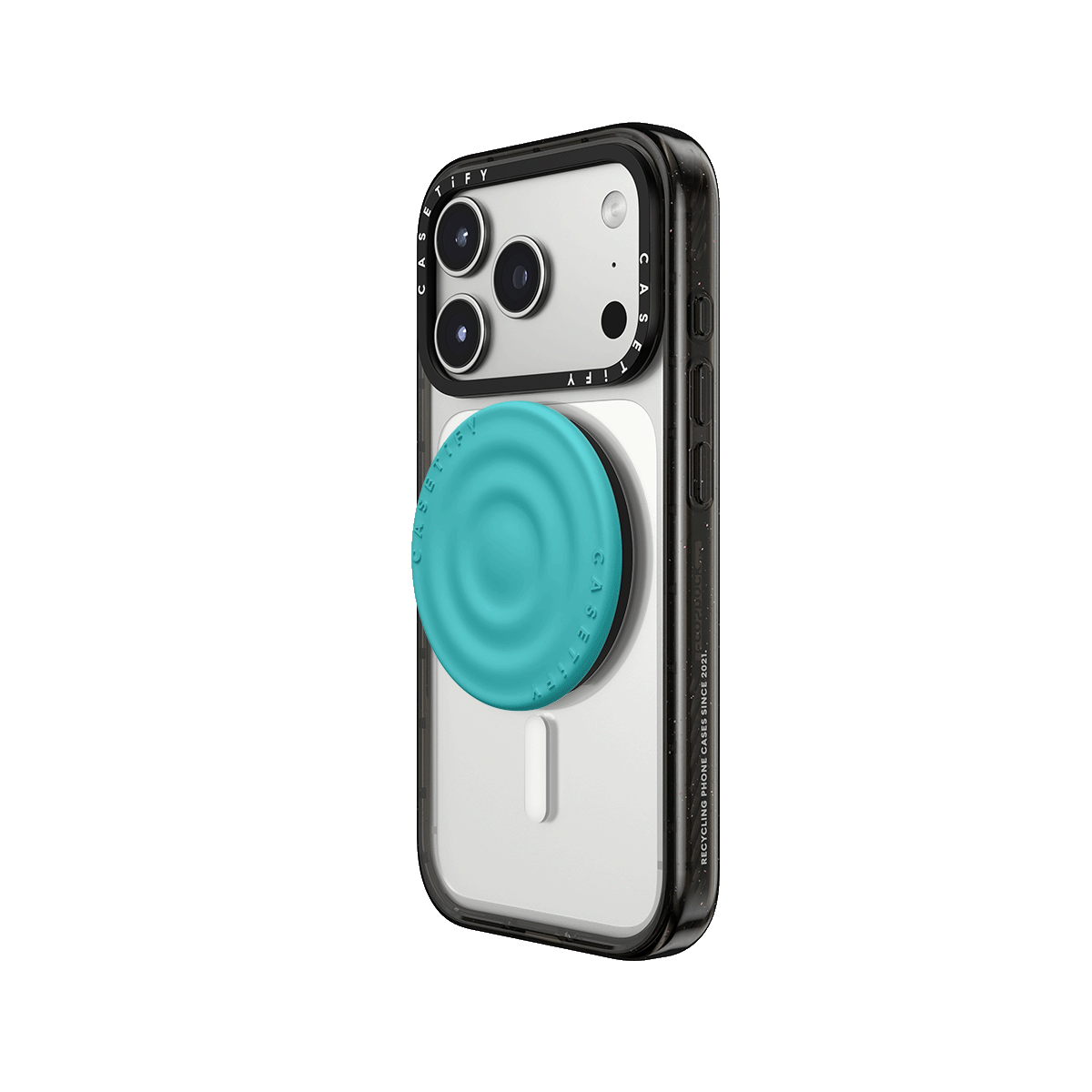 Snappy Ripple Grip Stand MagSafe Compatible - Mint Blue