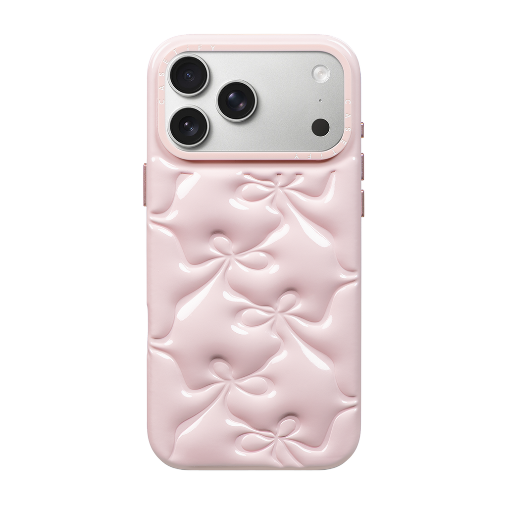 iPhone 17 Pro Max - Pillow Case - Ballerina Pink Bow | Image 1