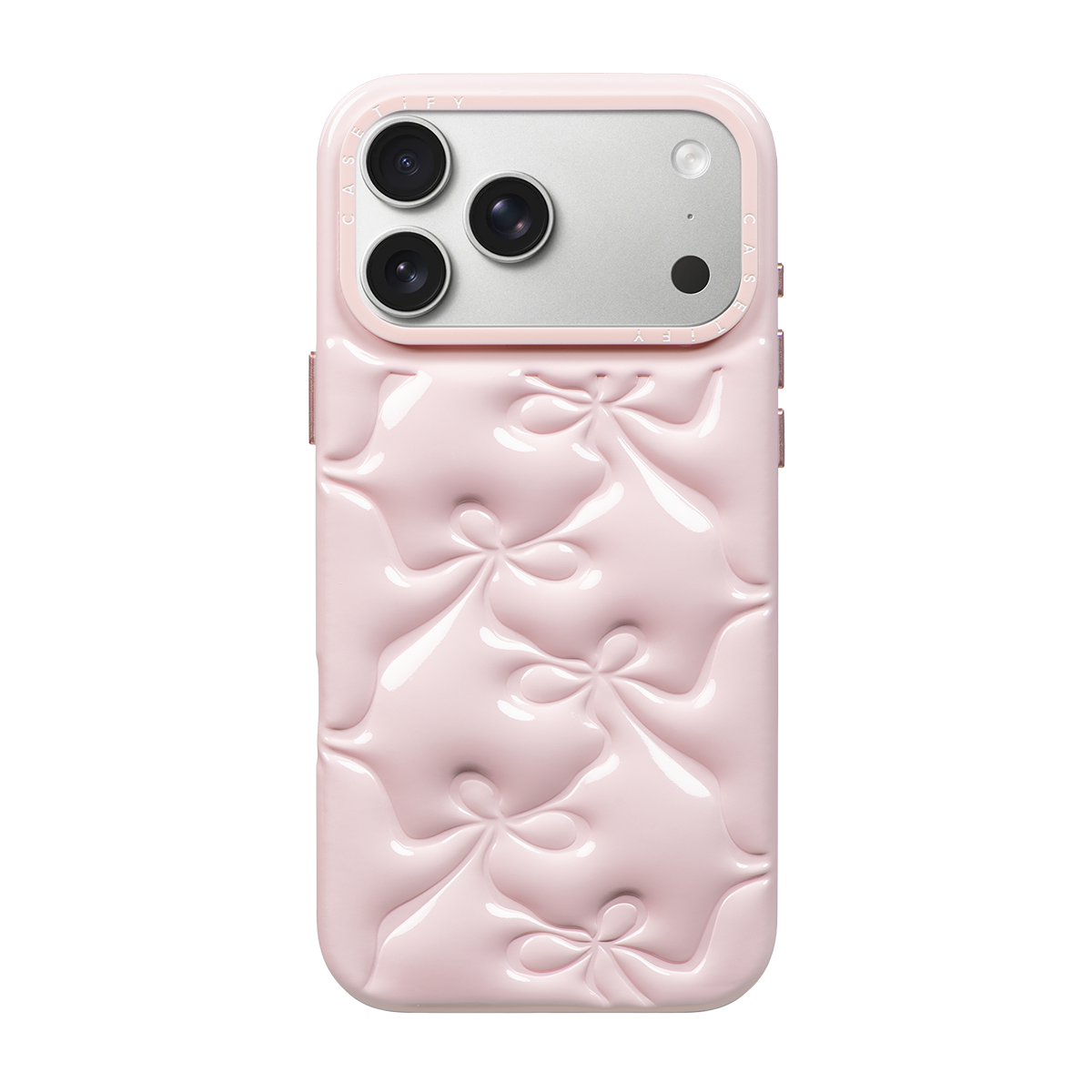 iPhone 17 Pro Max - Pillow Case - Ballerina Pink Bow | Image 1