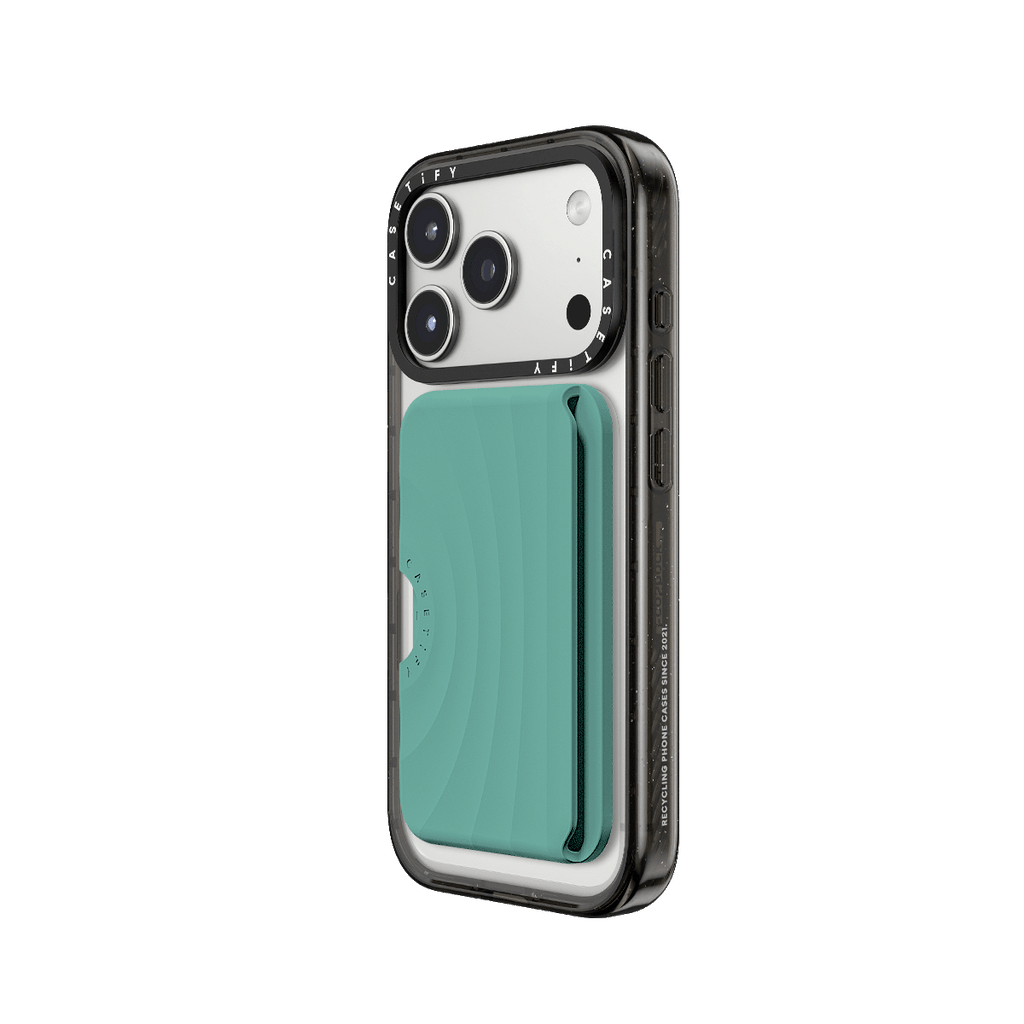 Snappy Ripple Wallet MagSafe Compatible - Bottle Green