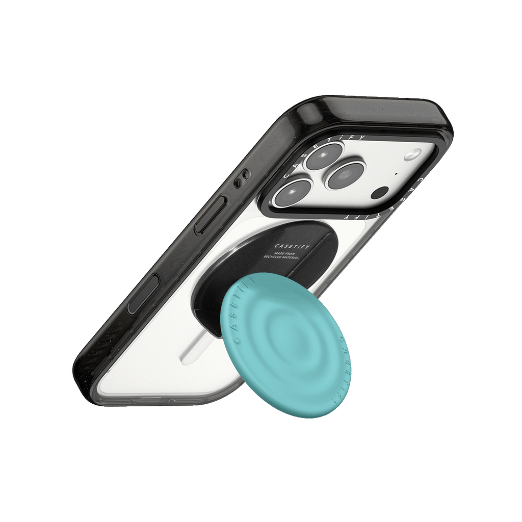 Snappy Ripple Grip Stand MagSafe Compatible - Mint Blue