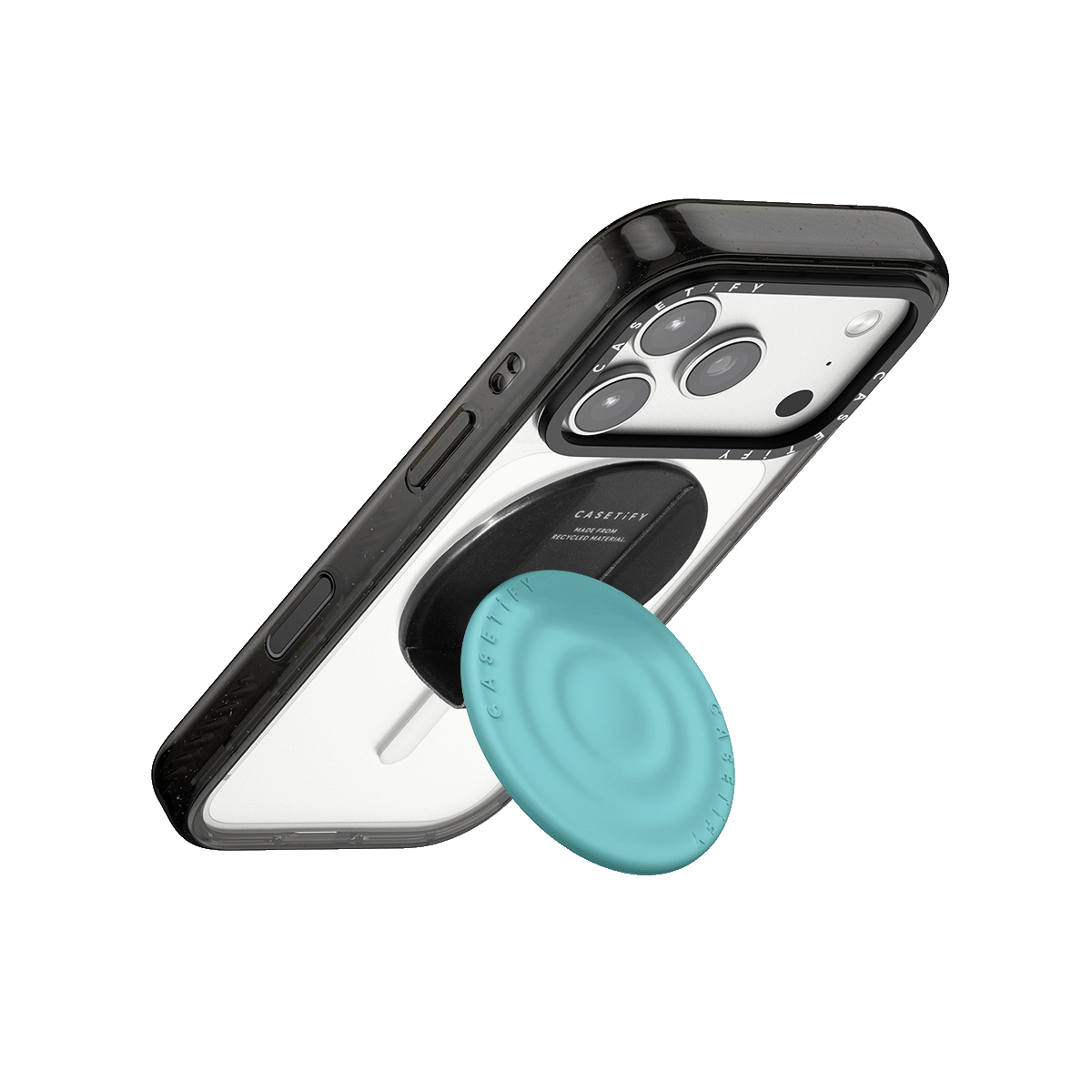Snappy Ripple Grip Stand MagSafe Compatible - Mint Blue