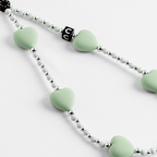 Heart Phone Charm - Mint Heart