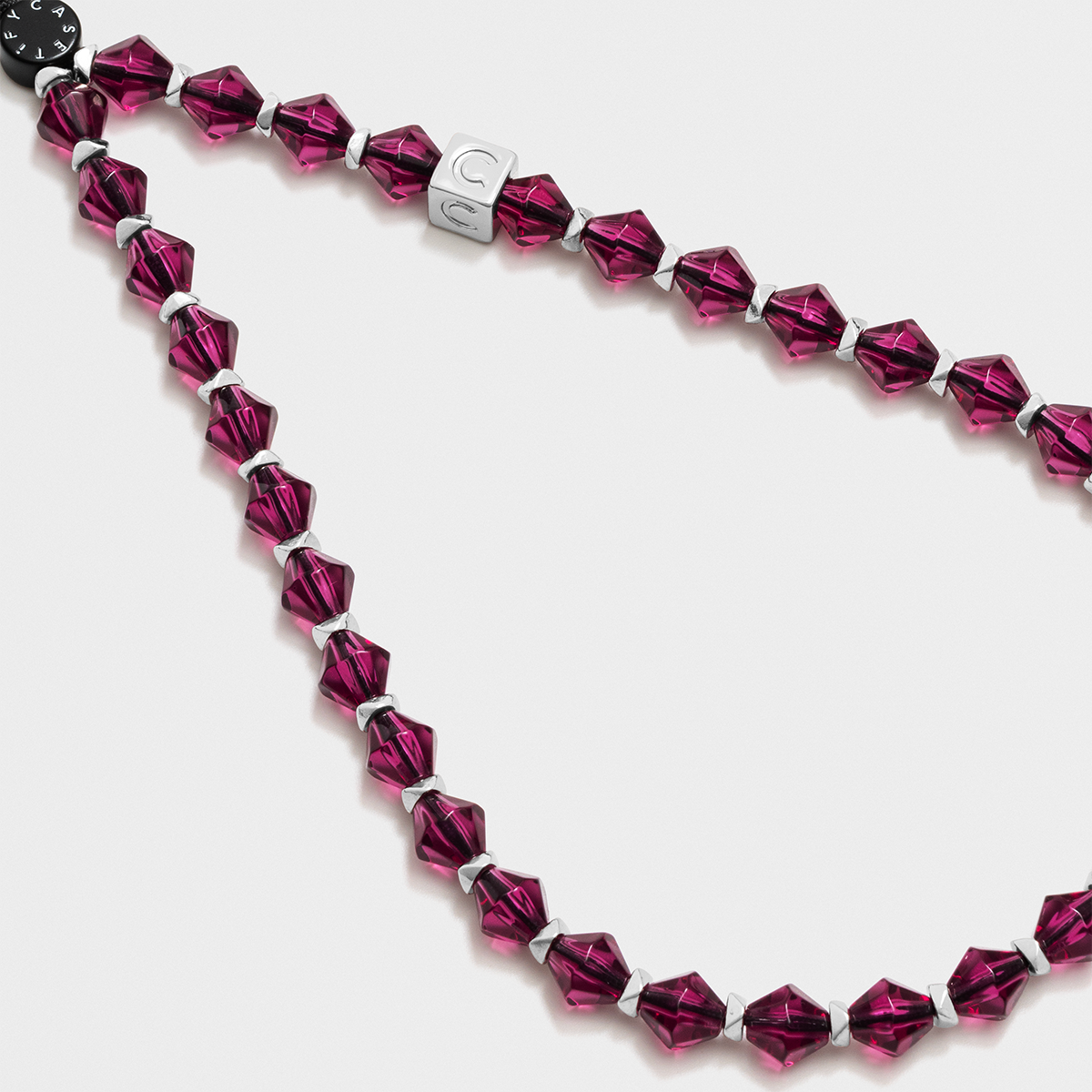 Glossy Phone Charm - Fuchsia