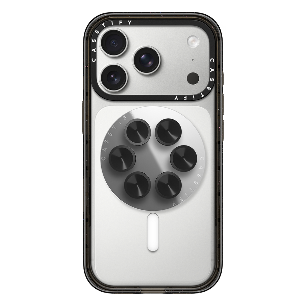 Snappy Snap & Stick Mirror Grip Stand Magsafe Compatible - Black | Image 1