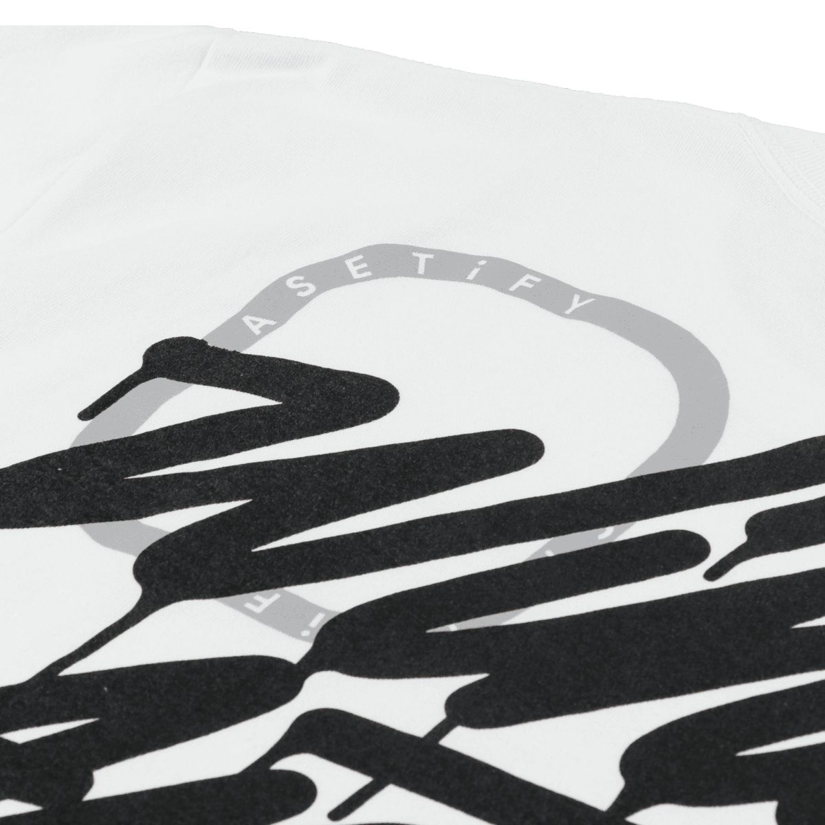 WDS x CASETiFY T-shirt Triple Name Main Logo White L