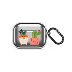 Plants Airpods Case by Black Lamb Studio | AirPods Pro 3 / Earbuds Mirror Case / Silver | Image 1