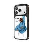 Girl boss (brunette) | iPhone 18 Pro / Impact Case MagSafe Compatible - Glossy / Glossy Black | Image 2