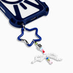 Charm Keychain - Twinkle Star - Cobalt Blue