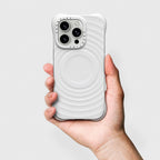 2-in-1 Essentials Set - Ripple Case - White - iPhone 16 Pro & Rope Cross-body Strap - Heather Grey (Double End)