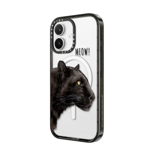 Black panther | iPhone 17 / Impact Case MagSafe Compatible / Black | Image 2