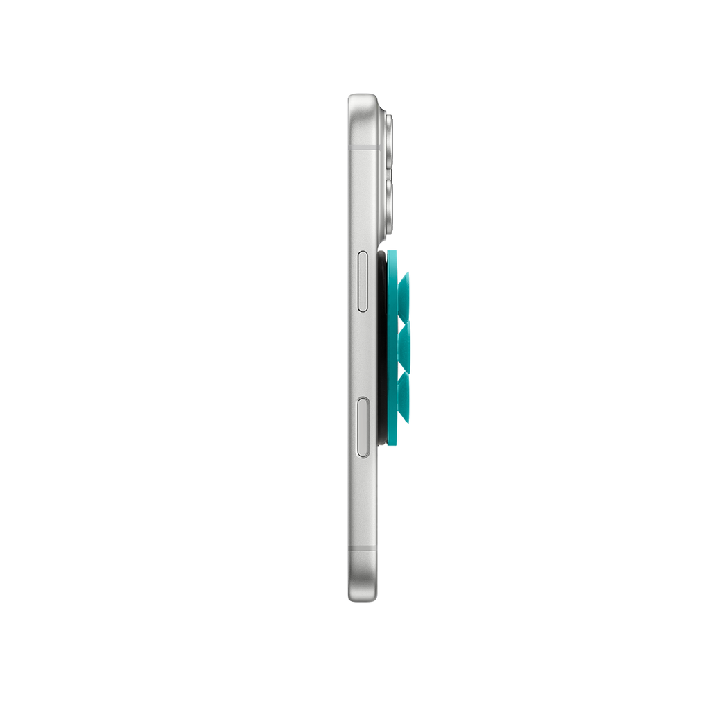 Snappy Snap & Stick Grip Stand MagSafe Compatible - Mint Blue