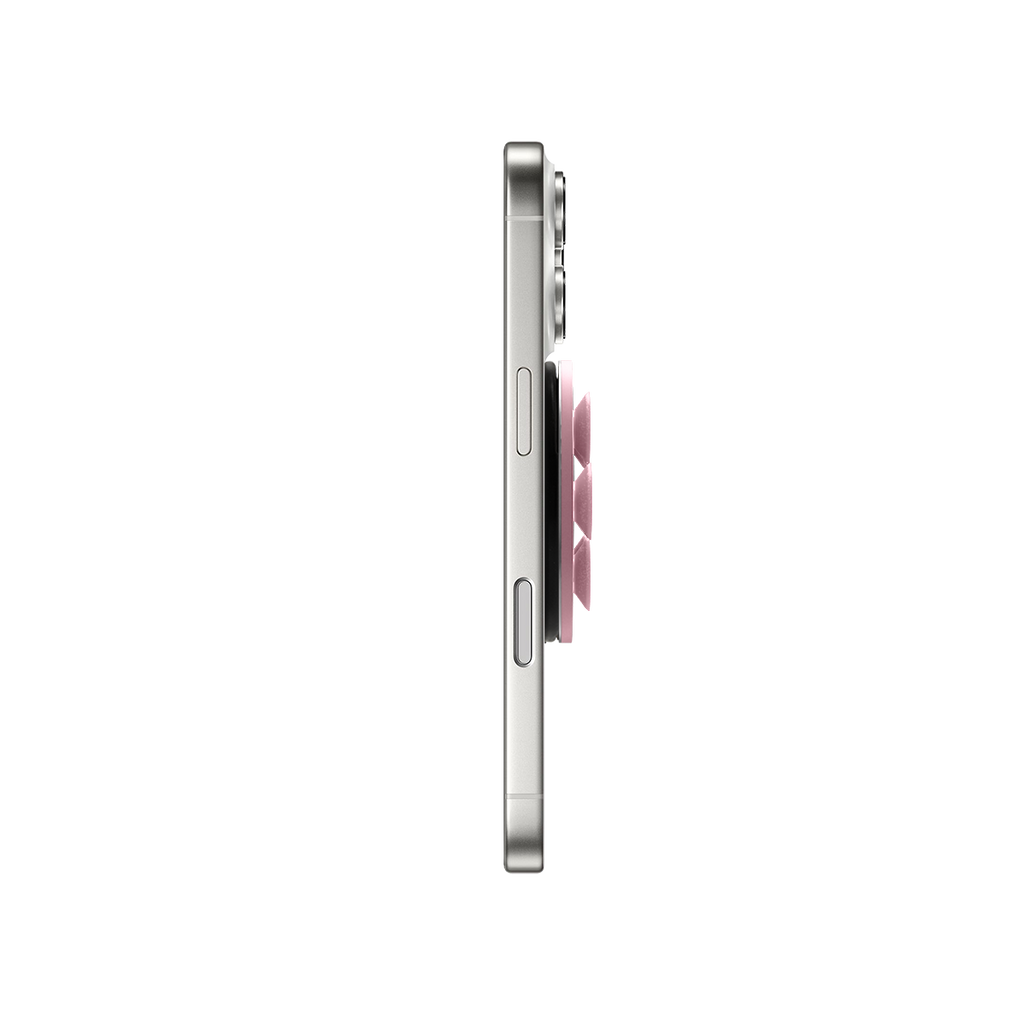 Snappy Snap & Stick Grip Stand MagSafe Compatible - Pink