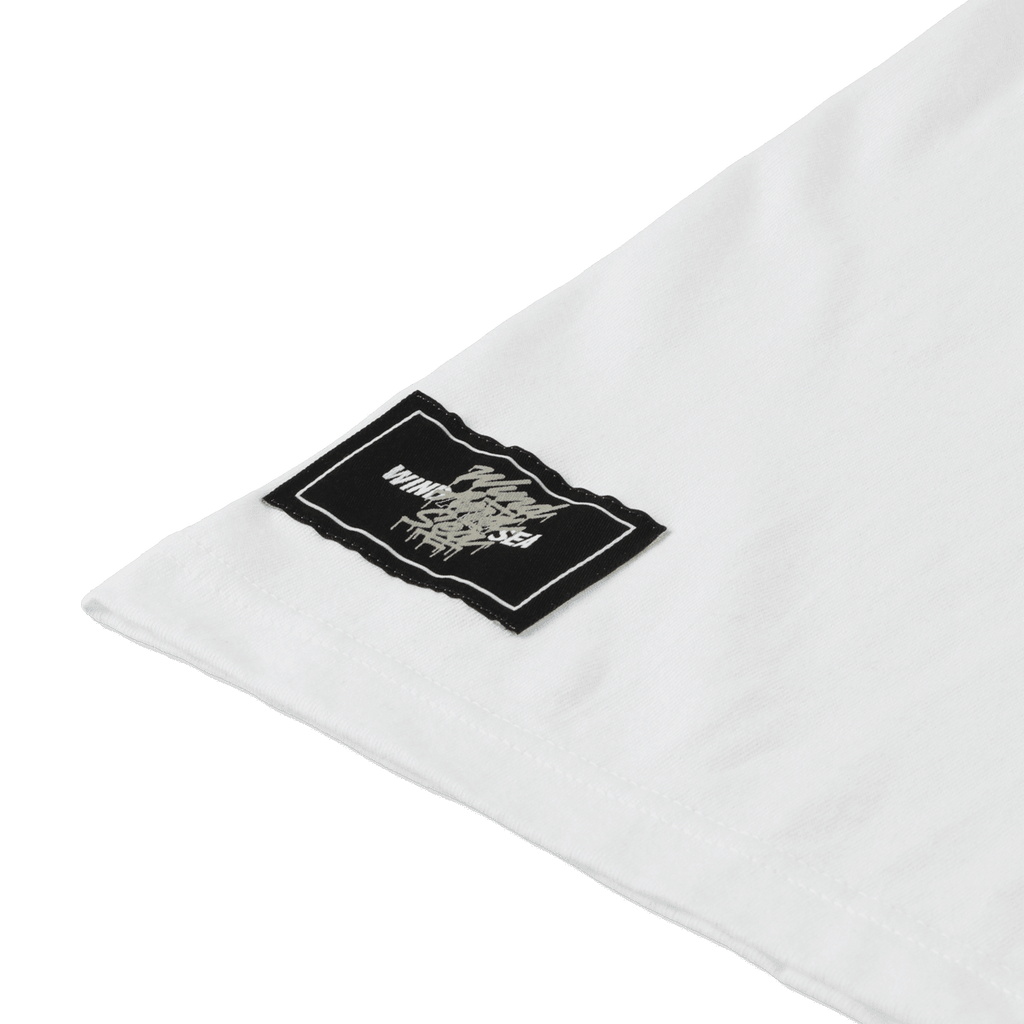 WDS x CASETiFY T-shirt Triple Name Main Logo White L
