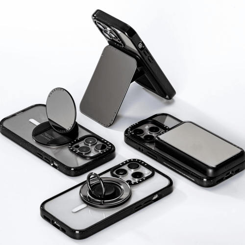 HK Collage - Buddha | Snappy Grip Stand / Snappy Mirror Grip Stand MagSafe Compatible / Silver | Image 5