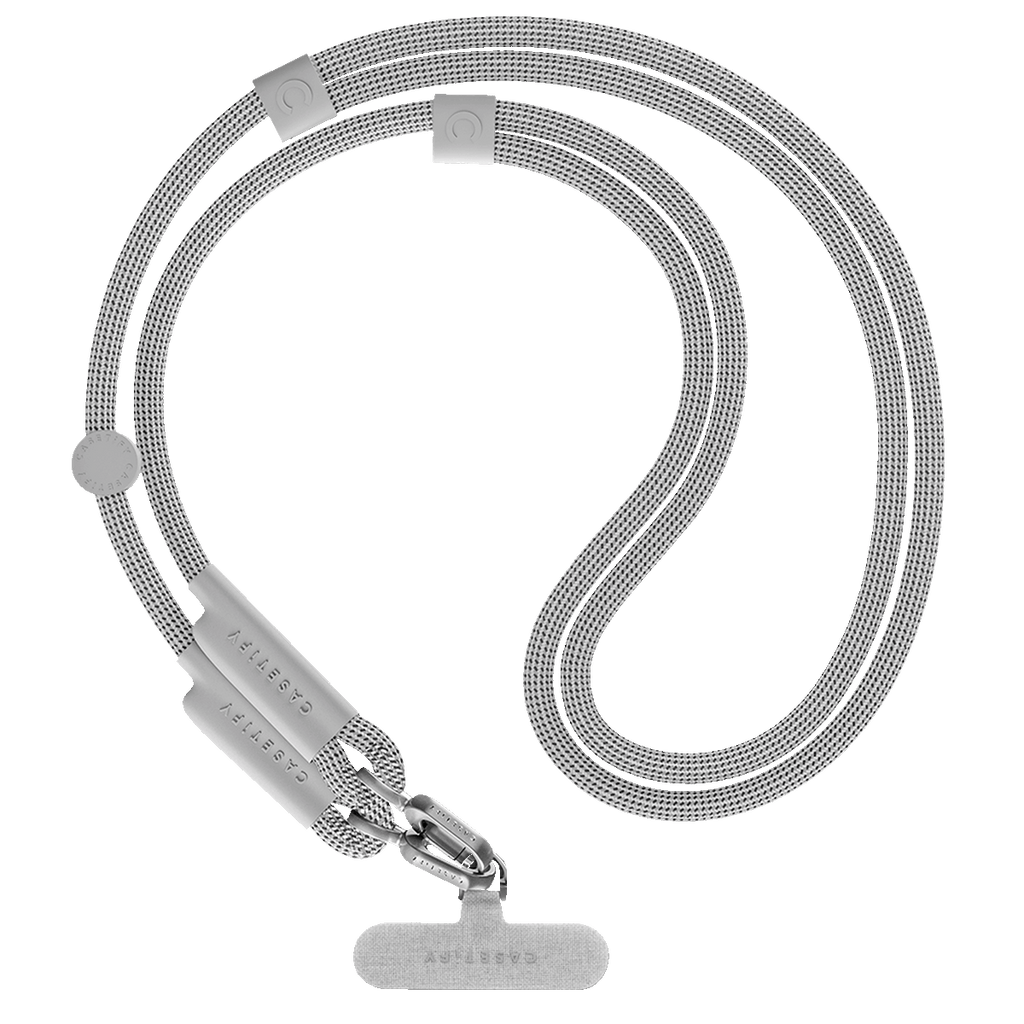 Rope Cross-body Strap - Heather Grey (Double End)