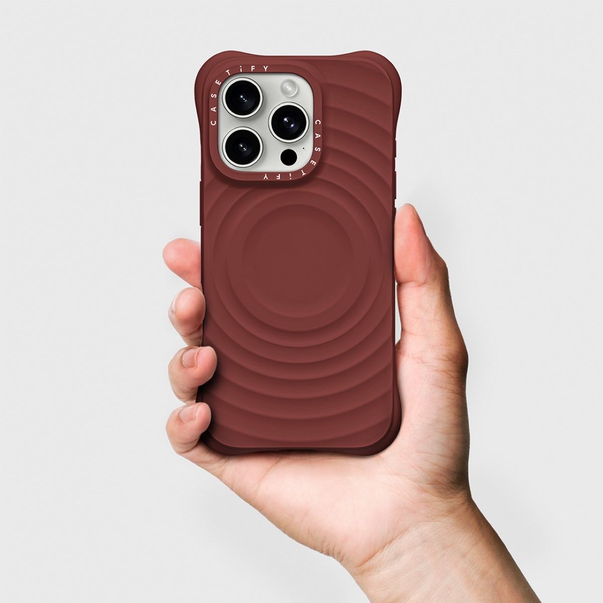 Ripple Case - Dark Cherry - iPhone 16 Pro Max