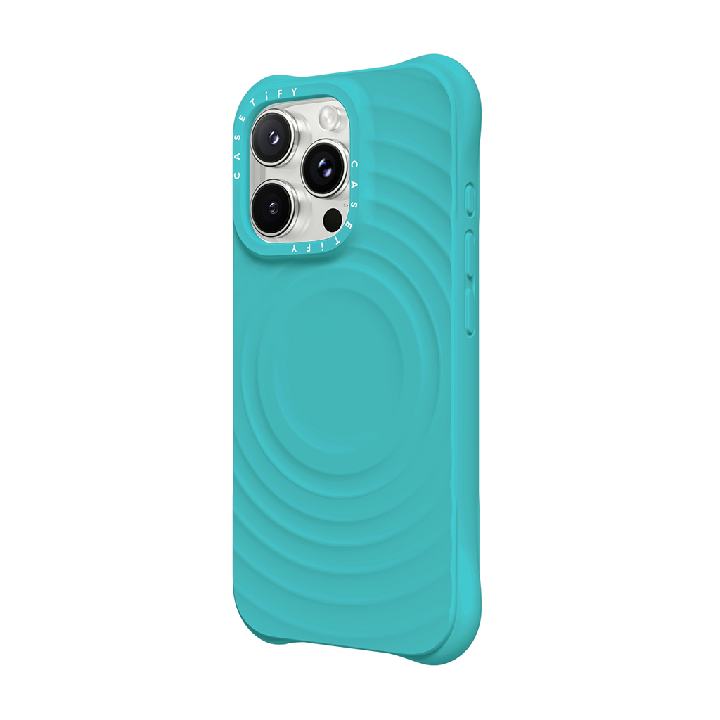 iPhone 16 Pro - Ripple Case - Mint Blue
