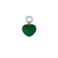 Charm Keychain - Puffy Heart - Deep Green | Image 1