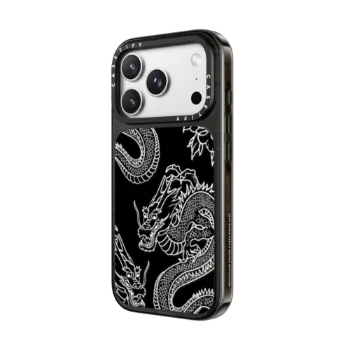 DRAGONS | iPhone 18 Pro Max / Impact Case MagSafe Compatible - Glossy / Glossy Black | Image 2