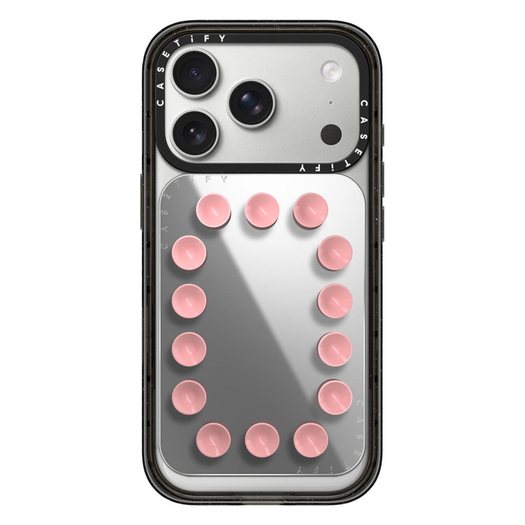 Snappy Snap & Stick Mirror Cardholder Stand MagSafe Compatible - Primrose Pink | Image 1