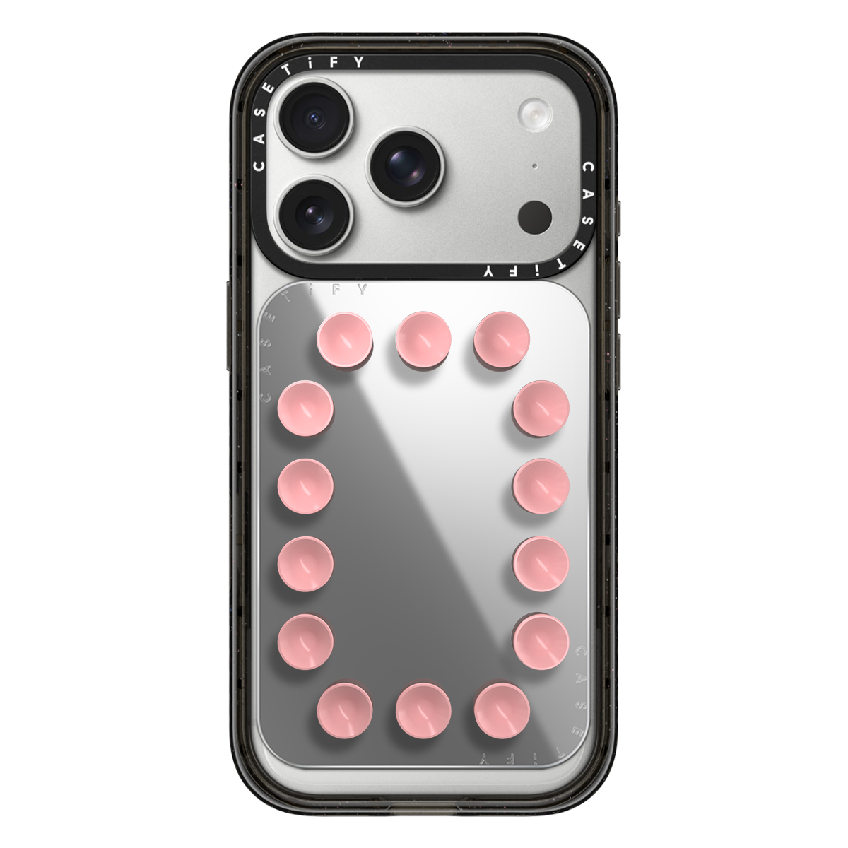 Snappy Snap & Stick Mirror Cardholder Stand MagSafe Compatible - Primrose Pink | Image 1